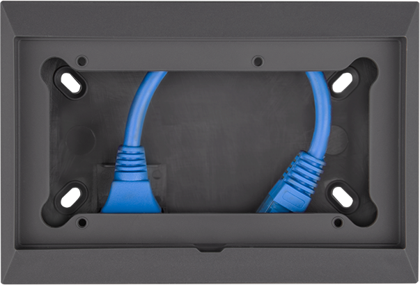 Wall mount enclosure for 65 x 120 mm GX panels