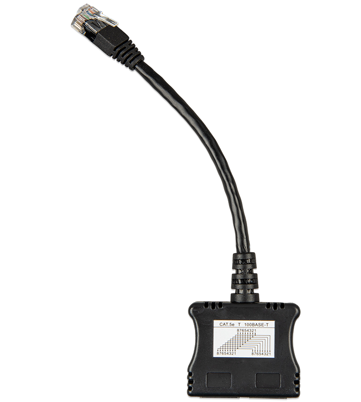 RJ45 splitter 1xRJ45 male 15cm cable 2xRJ45 female