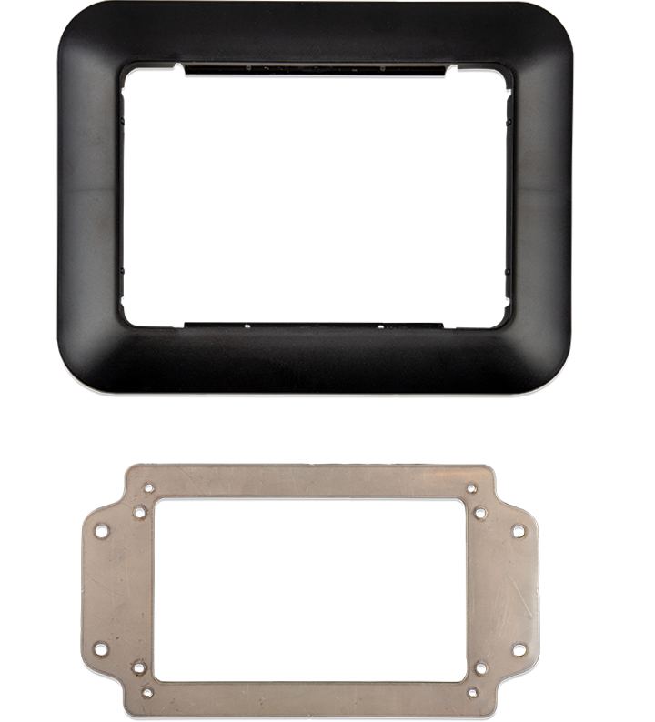 GX Touch 50 adapter for CCGX cut out